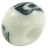 European Polymer Clay Beads, Rondelle, 10x6.5mm, Hole:Approx 4mm, Sold by PC