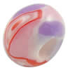 European Polymer Clay Beads, Rondelle, 10x6.5mm, Hole:Approx 4mm, Sold by PC