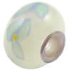 European Polymer Clay Beads, with 925 sterling silver core, Rondelle, 10x7mm, Hole:Approx 3mm, Sold by PC