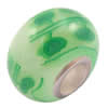 European Polymer Clay Beads, with 925 sterling silver core, Rondelle, 10x7mm, Hole:Approx 3mm, Sold by PC