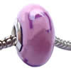 Fimo(Polymer Clay) Beads European, with 925 sterling silver core, Rondelle, 9x16mm, Sold by PC