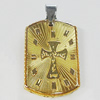 Pendant, Zinc Alloy Jewelry Findings Lead-free, 21x38mm, Sold by PC