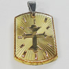 Pendant, Zinc Alloy Jewelry Findings Lead-free, 21x38mm, Sold by PC