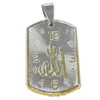 Pendant, Zinc Alloy Jewelry Findings Lead-free, 21x38mm, Sold by PC