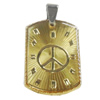 Pendant, Zinc Alloy Jewelry Findings Lead-free, 21x38mm, Sold by PC