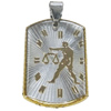 Pendant, Zinc Alloy Jewelry Findings Lead-free, 21x38mm, Sold by PC