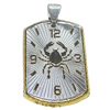 Pendant, Zinc Alloy Jewelry Findings Lead-free, 21x38mm, Sold by PC