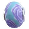 Fimo(Polymer Clay) Beads European, with brass core, Rondelle, 14x11mm, Hole:Approx 5mm, Sold by PC