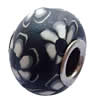 Fimo(Polymer Clay) Beads European, with brass core, Rondelle, 14x11mm, Hole:Approx 5mm, Sold by PC