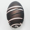 Spray-Painted Acrylic Beads, Oval 13x20mm, Sold by Bag
