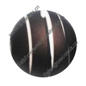 Spray-Painted Acrylic Beads, Round 12mm, Sold by Bag