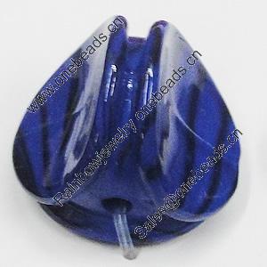 Watermark Acrylic Beads, 20x17mm, Sold by Bag
