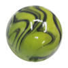 Watermark Acrylic Beads, Round 12mm, Sold by Bag