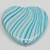 Watermark Acrylic Beads, Heart 29x29mm, Sold by Bag