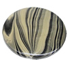 Watermark Acrylic Beads, Flat Round 41mm, Sold by Bag