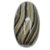 Watermark Acrylic Beads, Oval 20x37mm, Sold by Bag