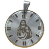 Pendant, Zinc Alloy Jewelry Findings, Flat Round, 29x36mm, Sold by PC