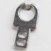 Pendant, Zinc Alloy Jewelry Findings, 8x15mm, Sold by Bag