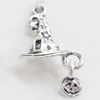 Pendant, Zinc Alloy Jewelry Findings, 15x20mm, Sold by Bag