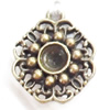 Pendant, Zinc Alloy Jewelry Findings, 15x18mm, Sold by Bag