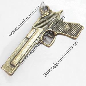 Pendant, Zinc Alloy Jewelry Findings, 35x20mm, Sold by Bag