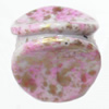 Spray-Painted Acrylic Beads, 17mm, Sold by Bag