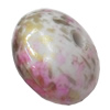Spray-Painted Acrylic Beads, 19x7mm, Sold by Bag