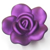Spray-Painted Acrylic Flower, 25mm, Sold by PC