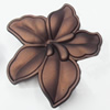 Spray-Painted Acrylic Flower, 62x67mm, Sold by PC