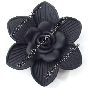 Spray-Painted Acrylic Flower, 52mm, Sold by PC