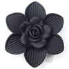 Spray-Painted Acrylic Flower, 52mm, Sold by PC
