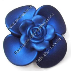 Spray-Painted Acrylic Flower, 47mm, Sold by PC
