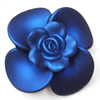 Spray-Painted Acrylic Flower, 47mm, Sold by PC
