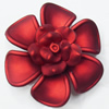 Spray-Painted Acrylic Flower, 55mm, Sold by PC