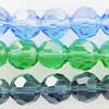 Round Crystal Beads,Handmade Faceted Round, 3mm, Sold per 13-14-Inch Strand