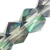 Cubic Crystal Beads, Faceted, 6mm, Sold per 13-14-Inch Strand