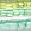 Cube Crystal Beads, 12mm, Sold per 13-Inch Strand