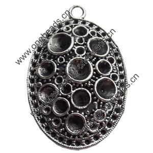 Pendant, Zinc Alloy Jewelry Findings Lead-free, 30x48mm, Sold by Bag