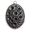 Pendant, Zinc Alloy Jewelry Findings Lead-free, 30x48mm, Sold by Bag