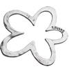Connector, Zinc Alloy Jewelry Findings Lead-free, Flower, 48x44mm, Sold by Bag