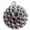 Pendant, Zinc Alloy Jewelry Findings Lead-free, 34x40mm, Sold by Bag