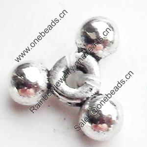 Spacer Zinc Alloy Jewelry Findings, 10mm, Sold by Bag