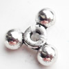 Spacer Zinc Alloy Jewelry Findings, 10mm, Sold by Bag