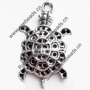 Pendant, Zinc Alloy Jewelry Findings Lead-free, 21x32mm, Sold by Bag