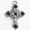 Pendant, Zinc Alloy Jewelry Findings Lead-free, 34x48mm, Sold by Bag