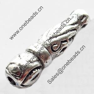 Beads, Zinc Alloy Jewelry Findings Lead-free, 6x25mm, Sold by Bag