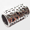 European Style Beads Zinc Alloy Jewelry Findings, 18x11mm Hole:8mm, Sold by Bag