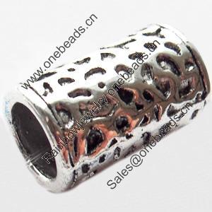 European Style Beads Zinc Alloy Jewelry Findings, 18x11mm Hole:8mm, Sold by Bag