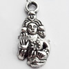Pendant, Zinc Alloy Jewelry Findings Lead-free, 7x16mm, Sold by Bag