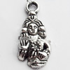 Pendant, Zinc Alloy Jewelry Findings Lead-free, 7x16mm, Sold by Bag